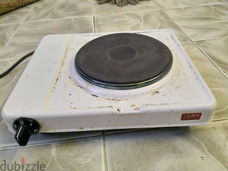 electric toaster + single electric hot plate 1