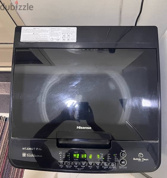 Hisense washing machine - (2.5 years old) - 35BHD 2