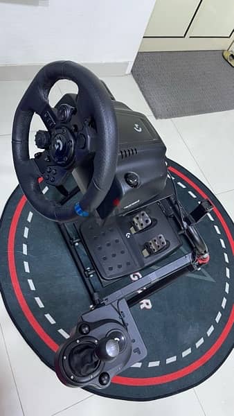 logitech g923 with shifter ps5 with stand  very good condition 1