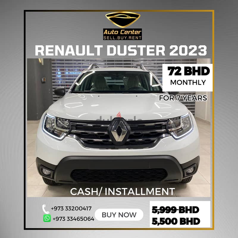 Renault Duster 2023 Cash/ Installment 0