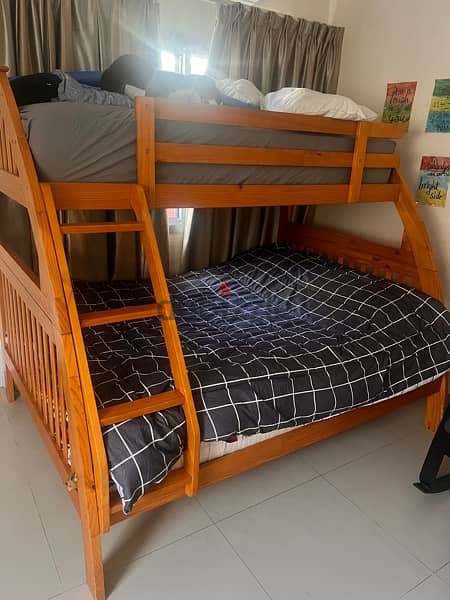 Coffee table, Dining table, kind size Bed, Kids bunk bed 3