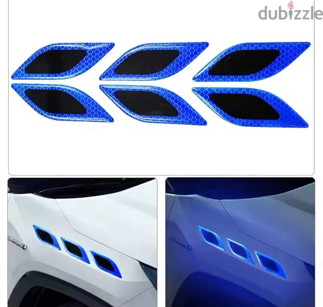 Car Reflective Decorative Stickers Fender Anti-Scratch 0