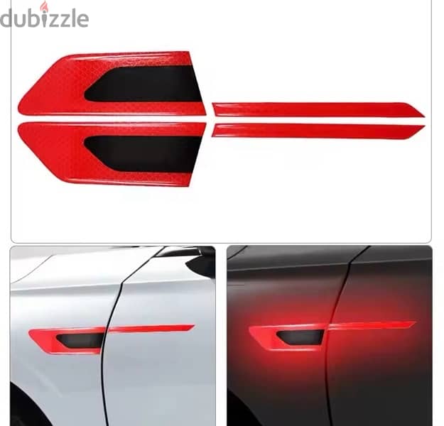 Car Reflective Decorative Stickers Fender Anti-Scratch 3