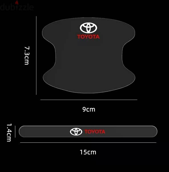 Car Door Sun Visor For Toyota 2