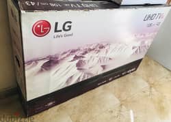 LG 43” inch smart 4K UHD WebOS TV