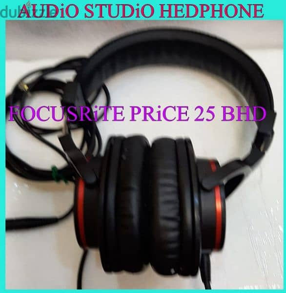 AUDIO STUDIO VOICEL MASTERANG MONITOR FOCUSRITE HEDPHONE FOR SALE 1