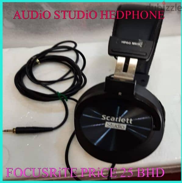 AUDIO STUDIO VOICEL MASTERANG MONITOR FOCUSRITE HEDPHONE FOR SALE 3