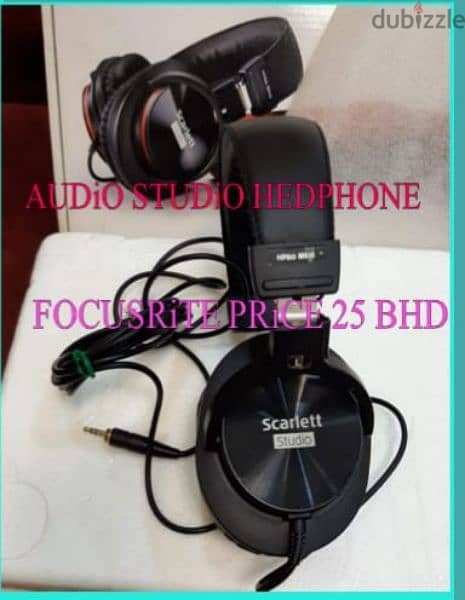 AUDIO STUDIO VOICEL MASTERANG MONITOR FOCUSRITE HEDPHONE FOR SALE 4