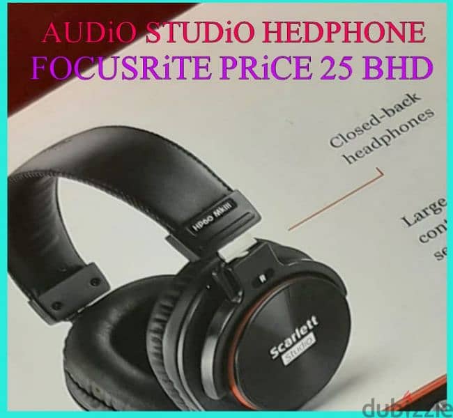 AUDIO STUDIO VOICEL MASTERANG MONITOR FOCUSRITE HEDPHONE FOR SALE 5