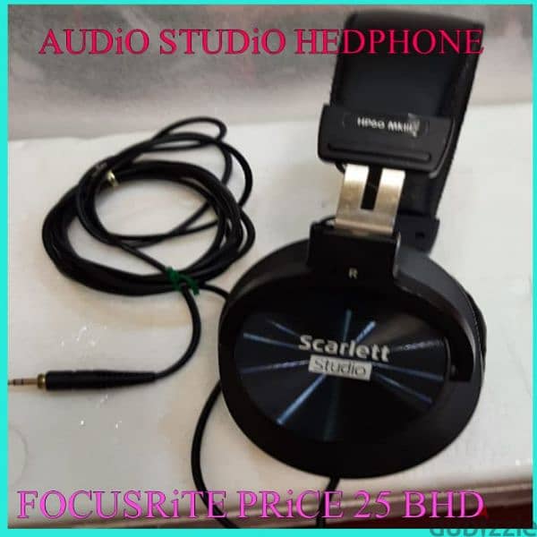 AUDIO STUDIO VOICEL MASTERANG MONITOR FOCUSRITE HEDPHONE FOR SALE 11