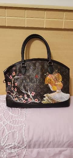 Louis Vuitton Lockit GM Handpainted Authentic Bag 0