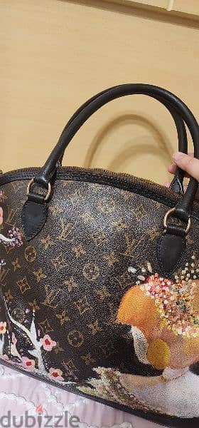 Louis Vuitton Lockit GM Handpainted Authentic Bag 6