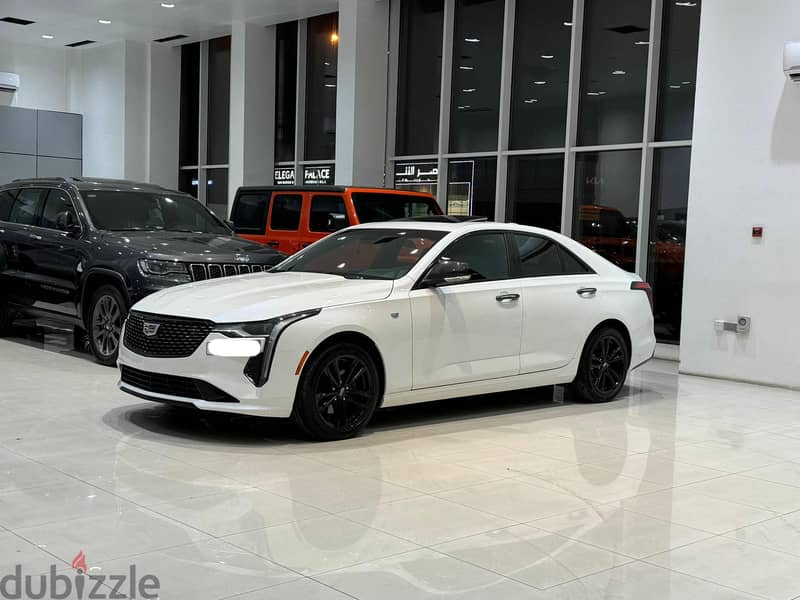 Cadillac CT4 2020 white 1