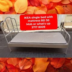 single bed and other household items for sale with delivery 0