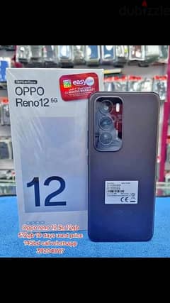 oppo reno 12 5g 12+12gb 512gb 10 days used