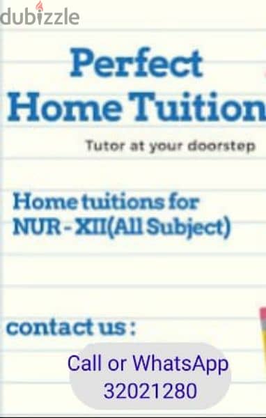 Home Tutor for English Science and Business management subjects