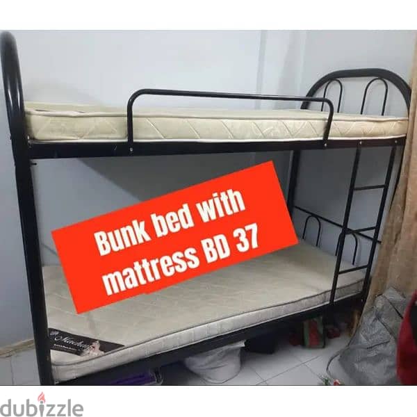 Single bed with mattress and other items for sale with Delivery 7