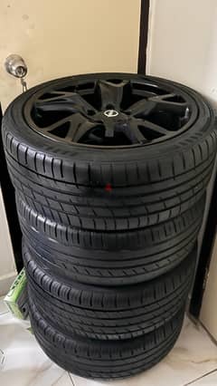 18inch alloy wheel for sale with tire,  18inch aloyy wheel,4 number