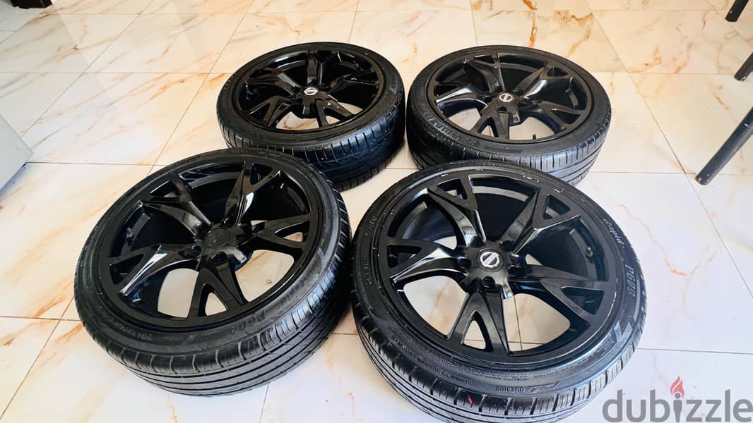 18inch alloy wheel for sale with tire,  18inch aloyy wheel,4 number 2