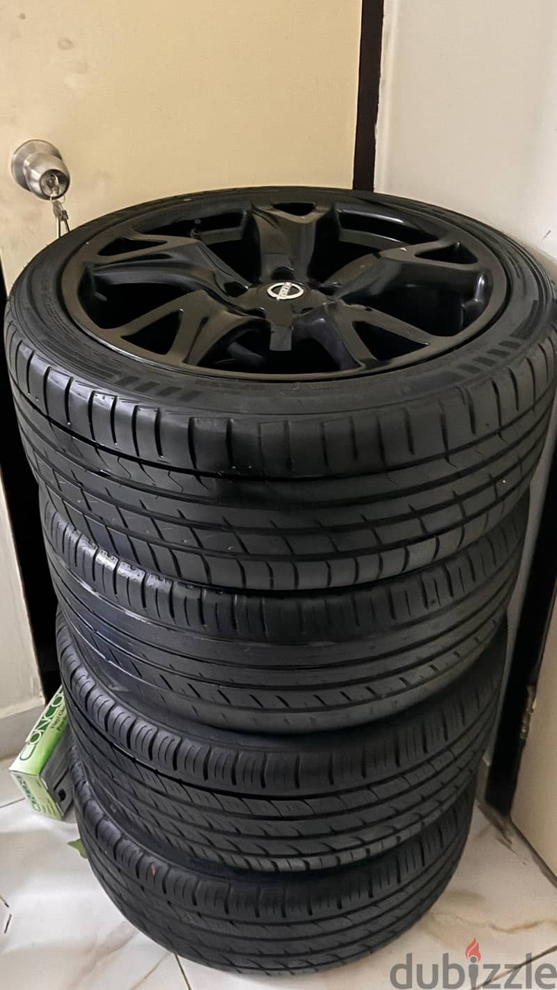 18inch alloy wheel for sale with tire,  18inch aloyy wheel,4 number 4