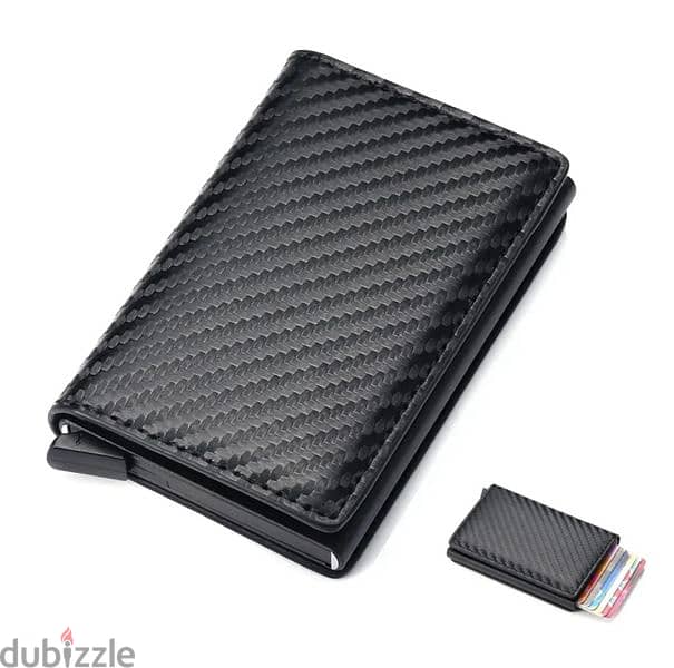 Carbon Fiber Men's Wallet Card Holder 1