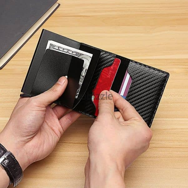 Carbon Fiber Men's Wallet Card Holder 3