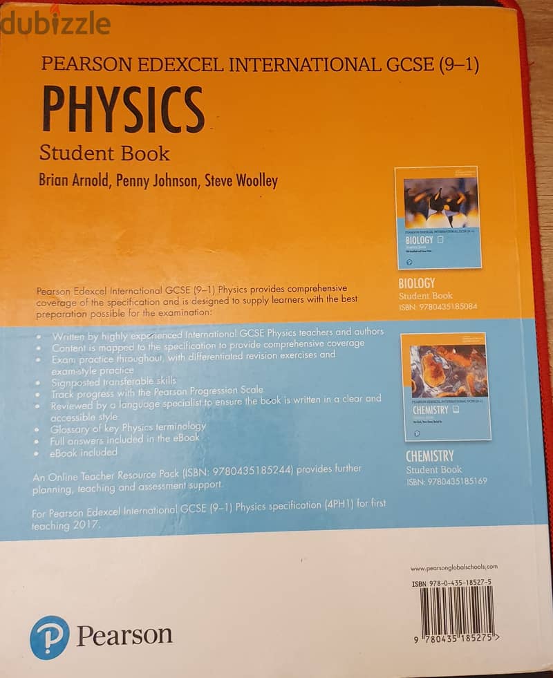 Pearson Edexcel IGCSE 9 - 1 Course  - Physics - Student Book 1