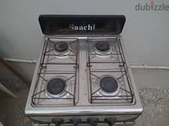 Stove Gas with stand 4 banner Working Condition