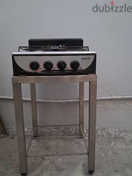 Stove Gas with stand 4 banner Working Condition 1