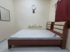 Double Bed With New Mattress With Good Condition(190x 120 CM) 0