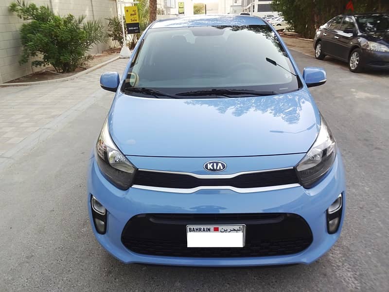 Kia Picanto HB 1.2 L 2021 Blue Under Warranty Agent Maintained Zero Ac 1