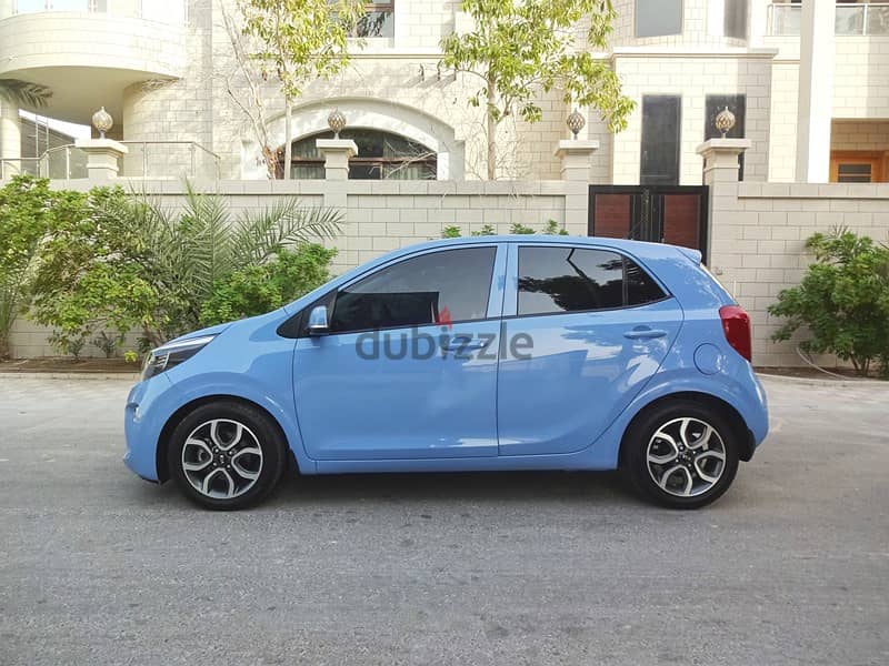 Kia Picanto HB 1.2 L 2021 Blue Under Warranty Agent Maintained Zero Ac 4