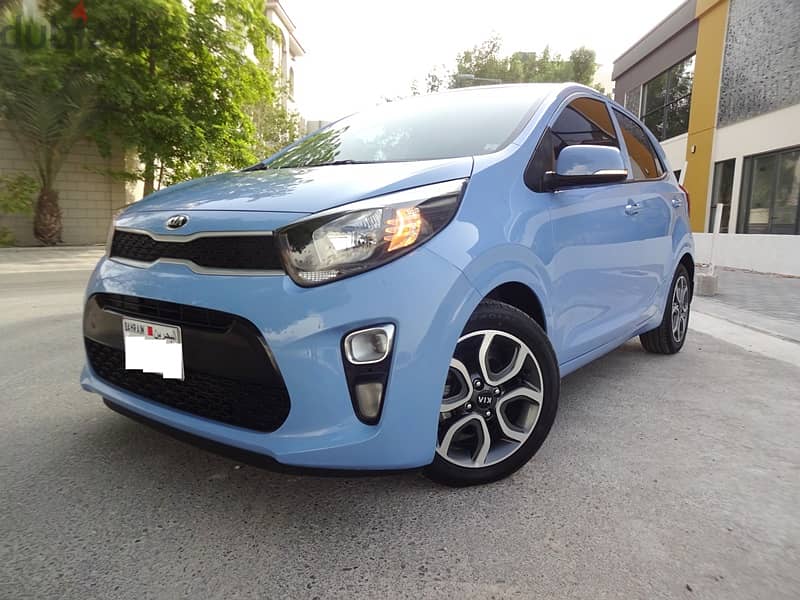 Kia Picanto HB 1.2 L 2021 Blue Under Warranty Agent Maintained Zero Ac 11