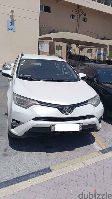 Toyota Rav 4 2017 White Well Mainatained Urgent Sale 1