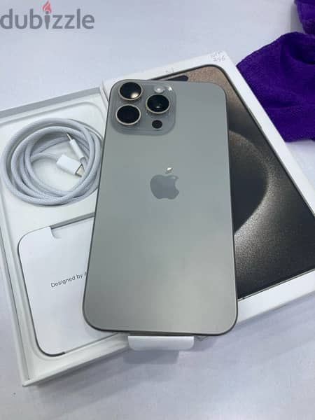 iPhone 15 pro max 256GB natural 2