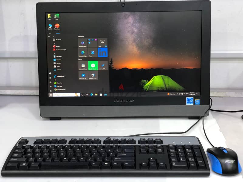 Lenovo All-In-One Computer With 500 GB SSD 8 GB RAM 20"Full HD Screen 2