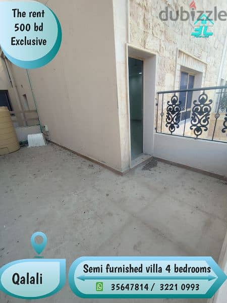 Big villa 4 rent @ Qalali 4 rooms 500 Exclusive( ewa Subsidized ) 8