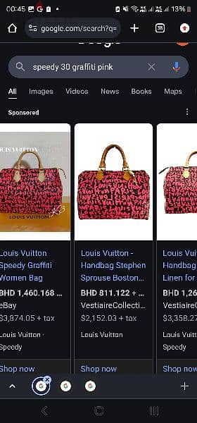 LOUIS VUITTON SPEEDY 30 LIMITED EDITION FUSCHIA PINK GRAFFITI 19