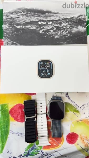 Apple Watch Ultra 2 with ocean band 49mm 2