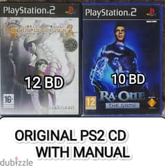 Original PS2 Cds with Manuals Complete