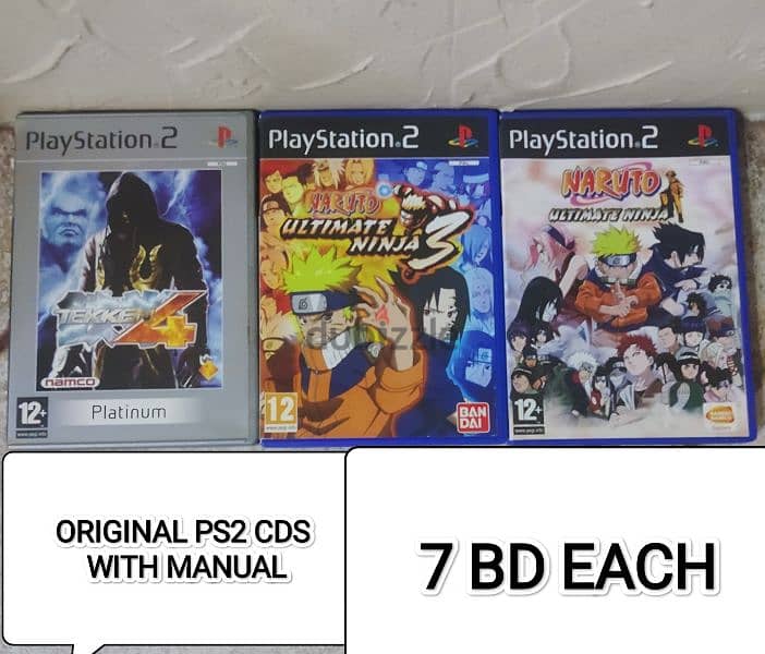 Original PS2 Cds with Manuals Complete 2