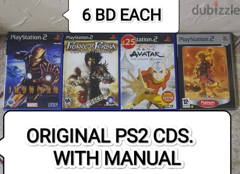 Original PS2 Cds with Manuals Complete 3