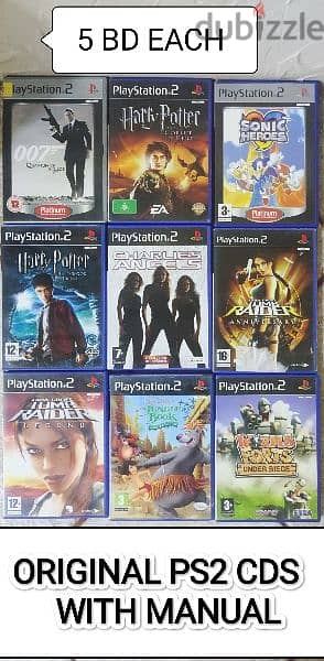 Original PS2 Cds with Manuals Complete 4