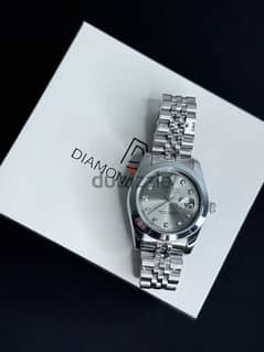 Diamond Milano watch, new, unused, with all accessories.