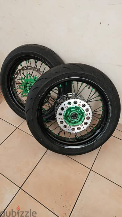 For Sale Kawasaki Supermoto Wheels kit