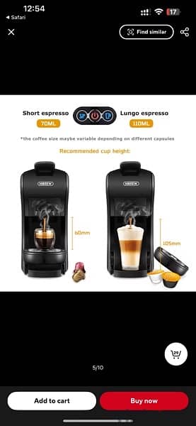 HiBREW Coffee Machine 19 Bar 4in1 Hot & Cold H1A 2