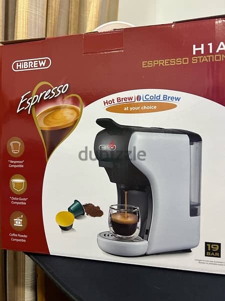 HiBREW Coffee Machine 19 Bar 4in1 Hot & Cold H1A 3