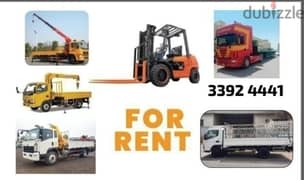 trailer hi up crane and forklift we have forrent