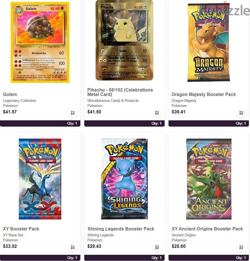 Pokemon TCG Sealed Cards Collection 3