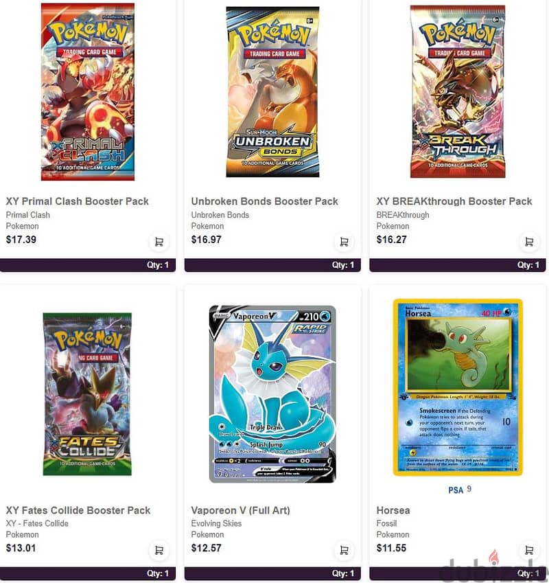 Pokemon TCG Sealed Cards Collection 9